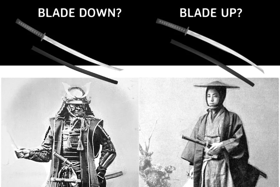 Proper way to wear a katana