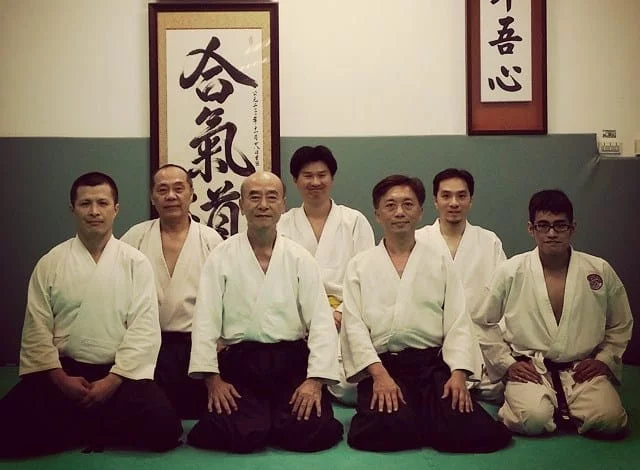 Aikido training in Taipei as a guest in 2015