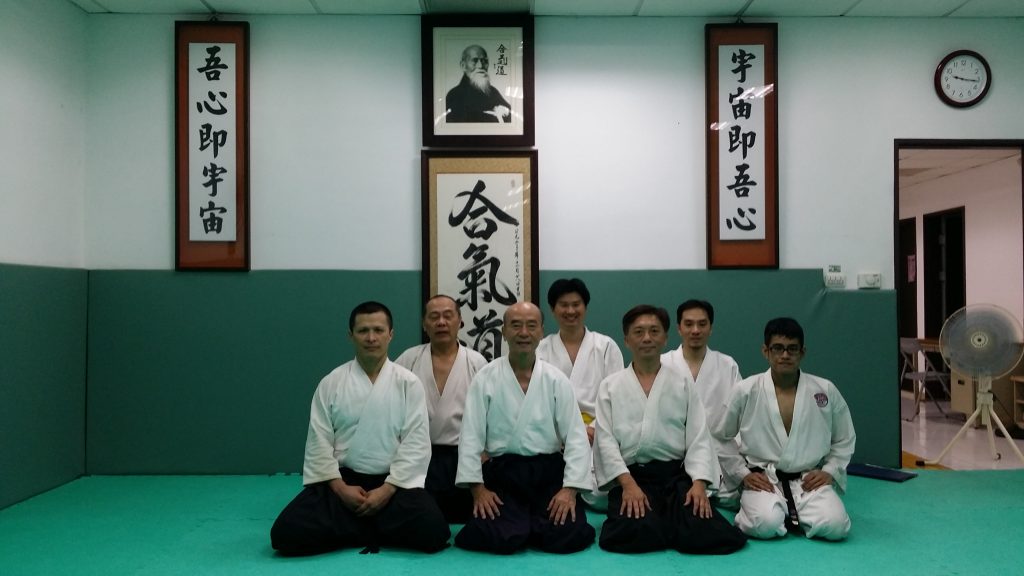 Training at Da-An Aikido in Taipei, Taiwan