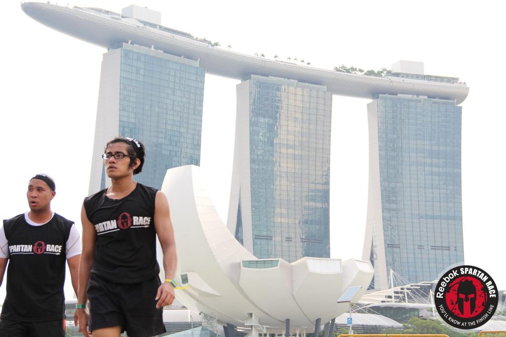 Spartan Race Singapore 2015 (a month after first injury)